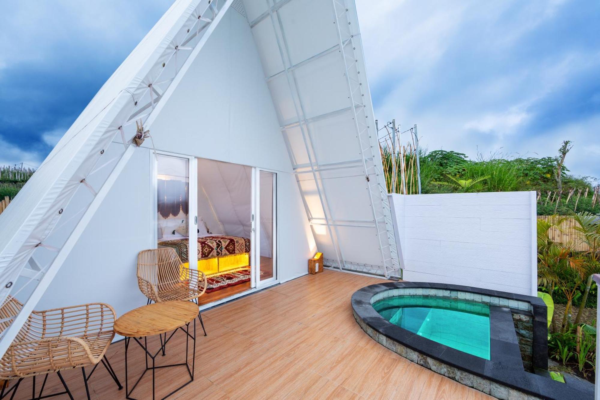 The Dewi Kintamani Luxury Glamping And Natural Hotspring Zewnętrze zdjęcie